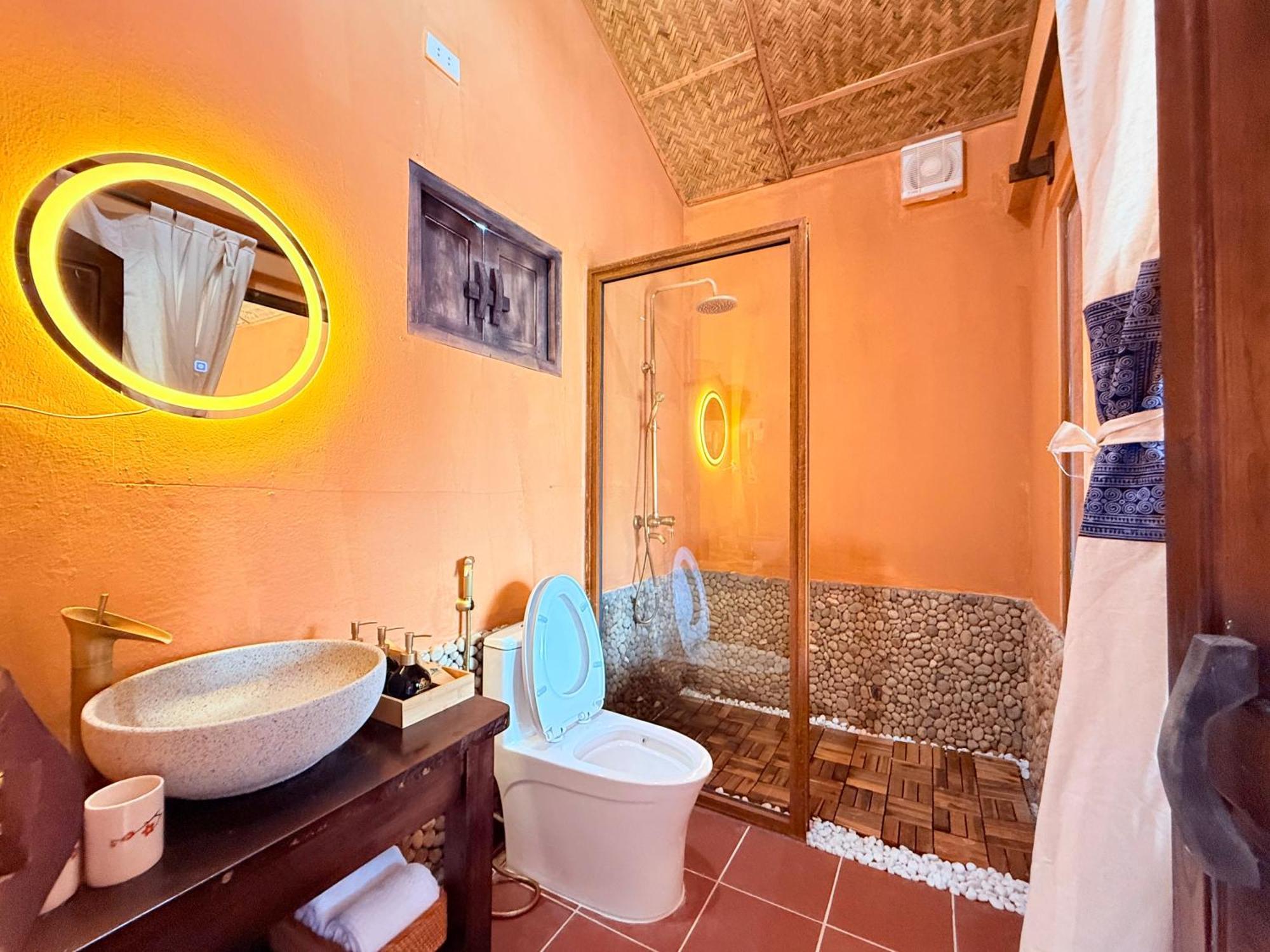 Apartament Du Gia Panorama Ecologde Làng Cac Zewnętrze zdjęcie